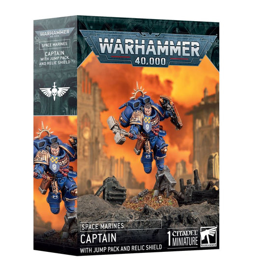 Space Marine: Captain With Jump Pack And Relic Shield